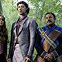 Rizwan Manji, Summer Bishil, and Hale Appleman in The Magicians (2015)