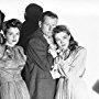 Nina Foch, Jim Bannon, Carole Mathews, and Barton Yarborough in I Love a Mystery (1945)