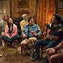 Michael Ian Black, Marguerite Moreau, Zak Orth, and Paul Rudd in Wet Hot American Summer: First Day of Camp (2015)