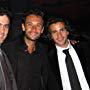 Che premiere party, Cannes, France. Alfredo de Quesada, Rodrigo Santoro and Santiago Cabrera.