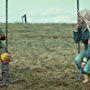 Laurence Leboeuf and Munro Chambers in Turbo Kid (2015)