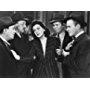 Cliff Edwards, Porter Hall, Frank Jenks, Roscoe Karns, Rosalind Russell, and Regis Toomey in His Girl Friday (1940)