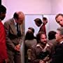 Robin Williams, Cleavant Derricks, Saveliy Kramarov, and Lyman Ward in Moscow on the Hudson (1984)