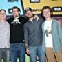 Josh Bycel, Mike McMahan, Justin Roiland, Mary Mack, and Sean Giambrone at an event for IMDb at San Diego Comic-Con (2016)