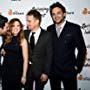 Michael Godere, Natasha Lyonne, Sam Rockwell, Ivan Martin. Loitering with Intent premiere, 2015