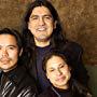 Evan Adams, Sherman Alexie, Michelle St. John, and Gene Tagaban at an event for The Business of Fancydancing (2002)