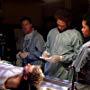 Gary Dourdan, William Petersen, Judith Scott, and Mike Graybeal in CSI: Crime Scene Investigation (2000)
