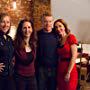 Director Maria Burton, DP Arlene Nelson, actors Tate Donovan and Nadia Jordan on the set of For the Love of George