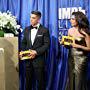 Tim Kash, Amanda Salas, and Samira Wiley at an event for IMDb at the Emmys (2016)