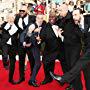 on the carpet with the boys at the SAG Awards