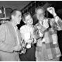 Lauren Bacall, Humphrey Bogart, and Delmer Daves in Dark Passage (1947)