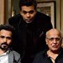 Mahesh Bhatt, Karan Johar, and Emraan Hashmi in Koffee with Karan (2004)