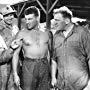 William Bendix, Don Castle, Robert Preston, and Philip Van Zandt in Wake Island (1942)