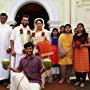 Maniyanpilla Raju, Prithviraj Sukumaran, Sudheer Karamana, Mia George, and Sharafudheen in Paavada (2016)