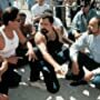 Danny Trejo, Enrique Castillo, and Geoffrey Rivas in Blood In, Blood Out (1993)