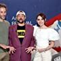 Kevin Smith, Jeff Baena, and Alison Brie at an event for Horse Girl (2020)