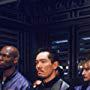 Christopher Lambert, Nick Brimble, Anthony C. Hall, and Yuji Okumoto in Fortress 2 (2000)