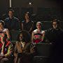 Lea Michele, Matthew Morrison, Marshall Williams, Becca Tobin, Billy Lewis Jr., Samantha Marie Ware, and Laura Dreyfuss in Glee (2009)