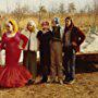 John Waters, Divine, David Lochary, Danny Mills, Mary Vivian Pearce, and Mink Stole in Pink Flamingos (1972)