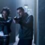 Judith Shekoni and Zachary Levi in Heroes Reborn (2015)