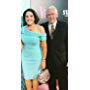 Elena Campbell-Martinez and husband on VIDA (Starz) premiere pink carpet