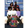 Ntare Guma Mbaho Mwine, Zainab Jah, Jayme Lawson, Ekwa Msangi, and Nana Mensah at an event for Farewell Amor (2020)