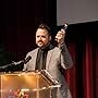 Thomas Torrey accepting the Best Director award at the 2017 Beaufort International Film Festival. Beaufort, SC. 