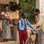 Chiwetel Ejiofor, Aïssa Maïga, Maxwell Simba, and Lily Banda in The Boy Who Harnessed the Wind (2019)