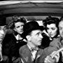 Sam Levene, Rags Ragland, Jean Rogers, Ann Rutherford, and Red Skelton in Whistling in Brooklyn (1943)