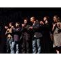 Gerard Butler, Martin Delaney, Ronan Vibert, Tony Curran and Sarah Polley on stage Toronto Film Festival 2005. 