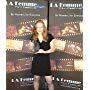 Katie Torpey at La Femme Film Festival 2010 after winning best feature writer.