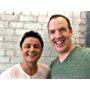 with Arturo Castro on the set of Alternatino (Comedy Central)