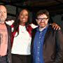 Zak Penn, Aisha Tyler, and Ernest Cline at an event for Ready Player One LIVE at SXSW (2018)