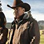 Still of Kevin Costner and Kelsey Asbille in Yellowstone