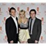 Dan Byrd, Will Gluck and Emma Stone (Dec 5, 2010)