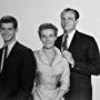 Anthony Perkins, Karl Malden, Norma Moore, and Perry Wilson in Fear Strikes Out (1957)