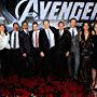 Robert Downey Jr., Victoria Alonso, Clark Gregg, Louis D