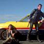 Mel Gibson, Steve Bisley, Tim Burns, and Kim Sullivan in Mad Max (1979)