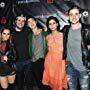 Dean Israelite, Becky G, Ludi Lin, Dacre Montgomery, Naomi Scott, and RJ Cyler at an event for Power Rangers (2017)