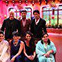 Kajol, Farida Jalal, Shah Rukh Khan, Anupam Kher, Pooja Ruparel, Mandira Bedi, and Kapil Sharma in Comedy Nights with Kapil (2013)