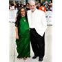 Deepa Mehta and Salman Rushdie at an event for Midnight