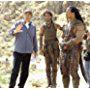 Grant Heslov, Dwayne Johnson, and Chuck Russell in The Scorpion King (2002)