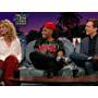 Kyra Sedgwick, Ed Helms, and Lena Waithe in The Late Late Show with James Corden (2015)