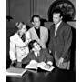 Sidney Buchman, Signe Hasso, Jay Richard Kennedy, and Dick Powell in To the Ends of the Earth (1948)