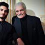 Mehdi Dehbi and Omar Sharif at the César