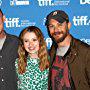 Brian Helgeland, Emily Browning, and Tom Hardy at an event for Legend (2015)