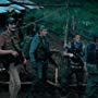 Ben Affleck, Pedro Pascal, Charlie Hunnam, and Garrett Hedlund in Triple Frontier (2019)