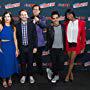 Lucy Lawless, Bruce Campbell, Jill Marie Jones, Ray Santiago, Dana DeLorenzo, and Craig DiGregorio at an event for Ash vs Evil Dead (2015)