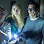 Kevin Bacon, Radha Mitchell, David Mazouz, and Lucy Fry in The Darkness (2016)