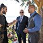 Dwayne Johnson, Rob Corddry, and Russell Brand in Ballers (2015)